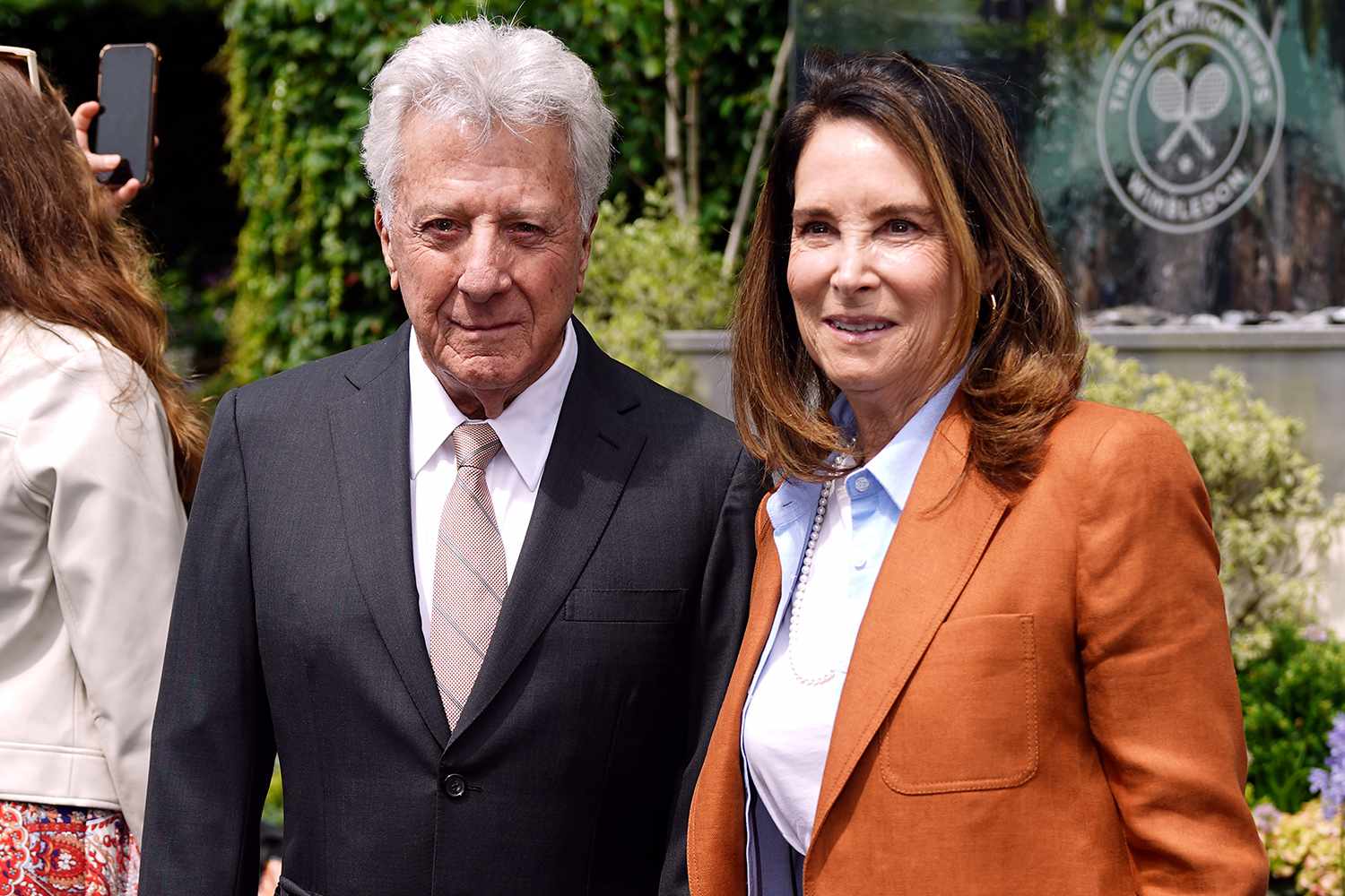 Dustin and lisa hoffman wimbledon 07 05 24