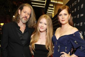 TORONTO, ONTARIO - SEPTEMBER 07: (L-R) Darren Le Gallo, Aviana Le Gallo, and Amy Adams attend the premiere of "Nightbitch" during the 2024 Toronto International Film Festival at Princess of Wales Theatre on September 07, 2024 in Toronto, Ontario.