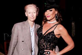 Tilda Swinton Attends Luann de Lesseps' Cabaret Performance: 'You Never Know Who's Going to Pop into Your Show'