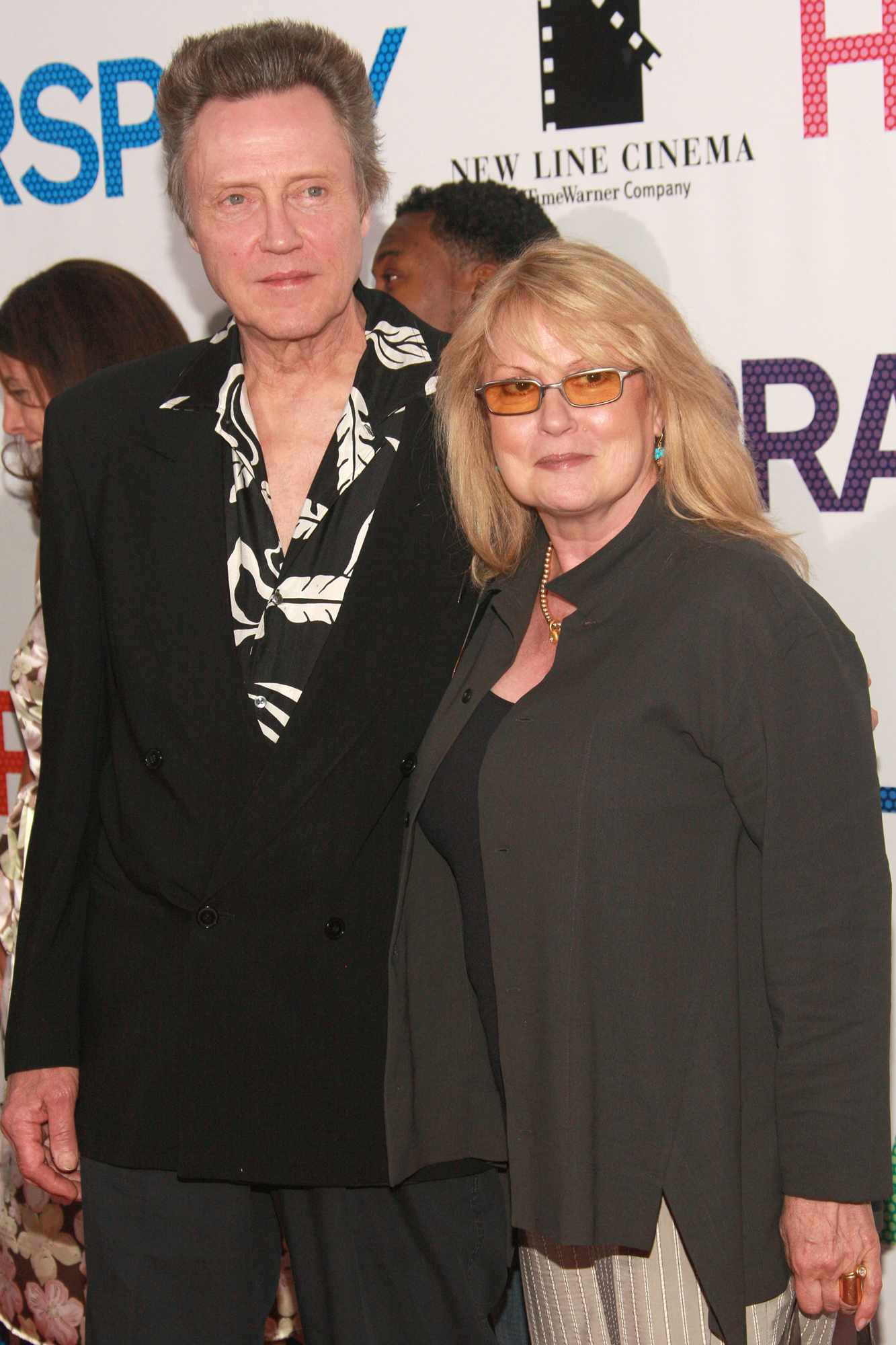 Christopher Walken and his wife Georgianne attend the "Hairspray" premiere presented by New Line Cinema at the Ziegfeld Theatre on July 16, 2007 in New York City