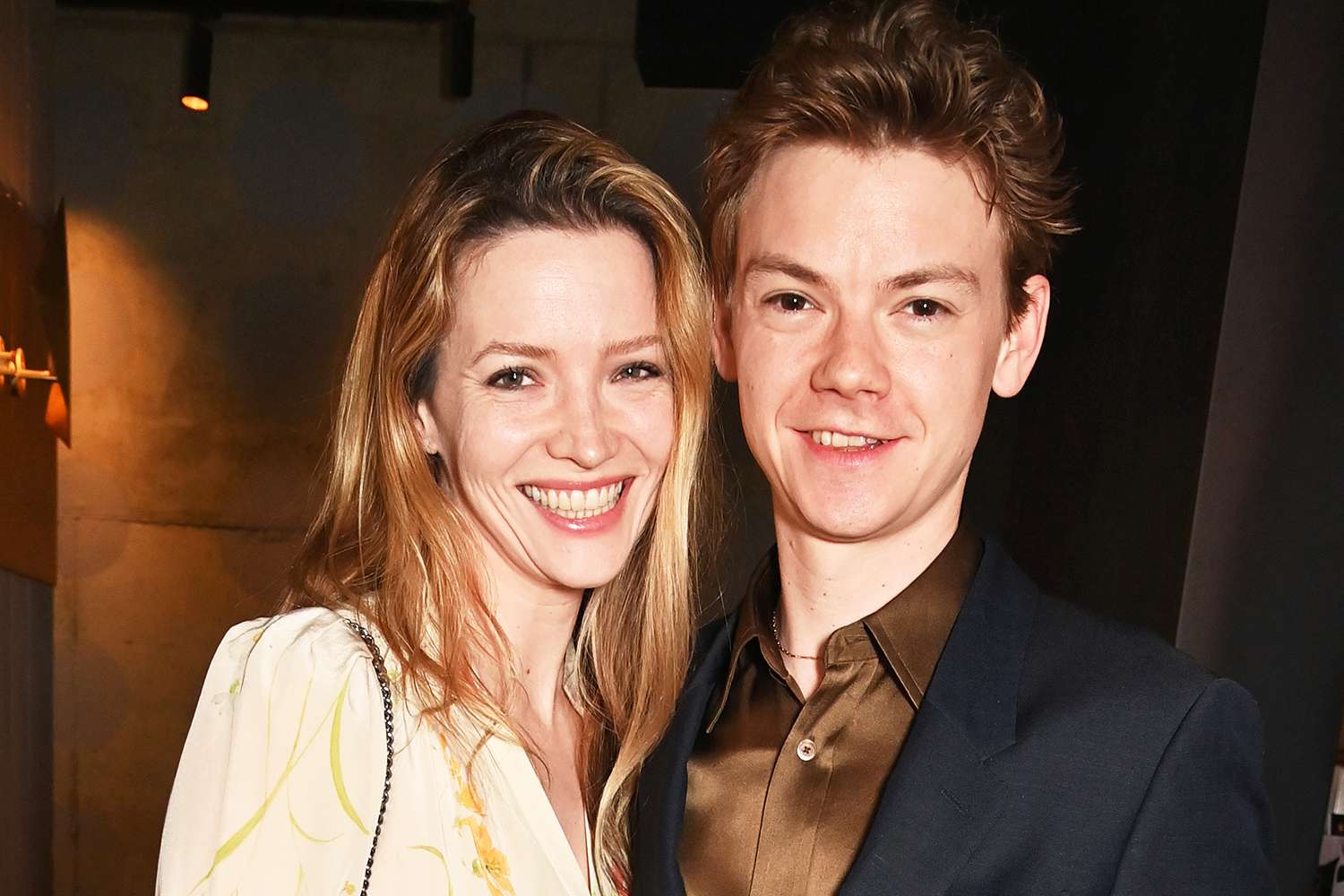 Talulah Riley and Thomas Brodie-Sangster attend a special screening of "Strictly Confidential" at The Everyman Chelsea on May 8, 2024 in London, England.