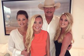 Alan Jackson and his daughters, Mattie, Alexandra, and Dani. 