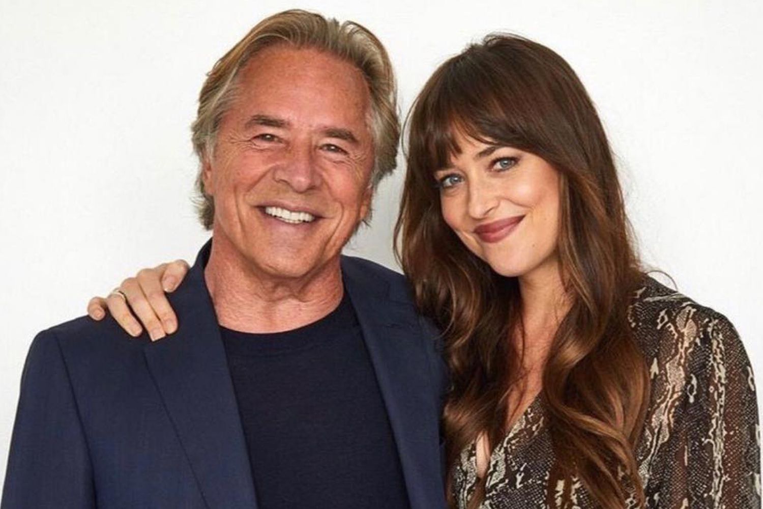 Don Johnson and Dakota Johnson