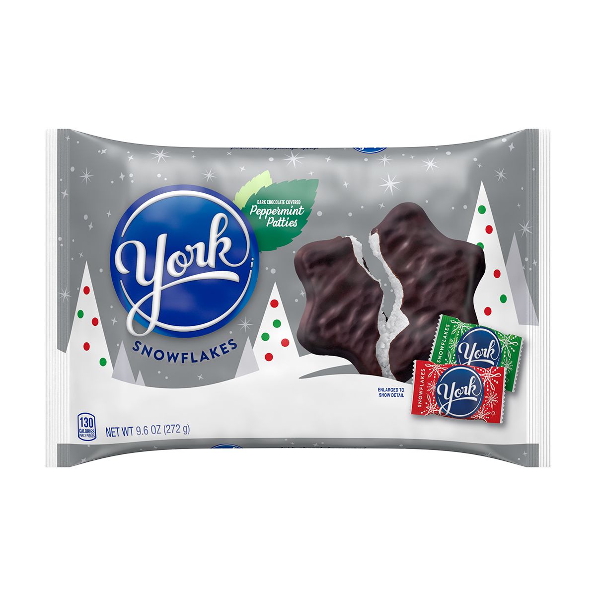 York Peppermint Pattie Snowflakes