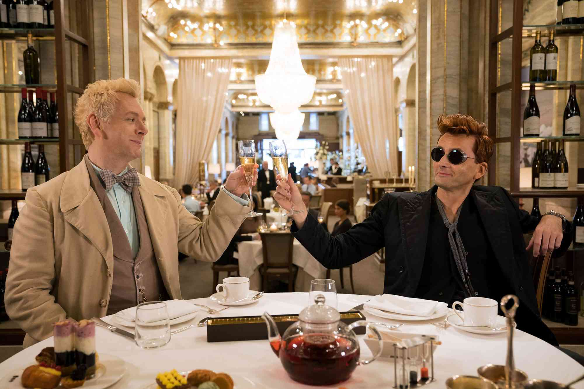 Good Omens David Tennant and Michael SheenCredit: Chris Raphael