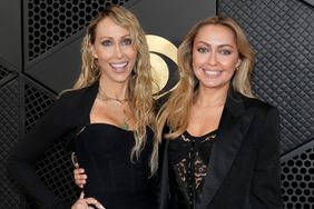 Tish Cyrus and Brandi Cyrus attend the 66th GRAMMY Awards at Crypto.com Arena on February 04, 2024 in Los Angeles, California. 