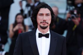 Adam Driver attends a red carpet for the movie "Ferrari" at the 80th Venice International Film Festival