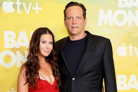 LOS ANGELES, CALIFORNIA - AUGUST 12: (L-R) Kyla Vaughn and Vince Vaughn attends the premiere for Apple TV+'s series "Bad Monkey" at Billy Wilder Theater at The Hammer Museum on August 12, 2024 in Los Angeles, California.