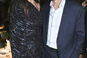 Catherine Zeta-Jones and Michael Douglas attend the launch of the new Aston Martin DB12 at the Hotel du Cap-Eden-Roc in Antibes on May 24, 2023 in Cannes, France