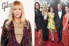 Rosanna Arquette attends The Art of Elysium's 2024 HEAVEN Gala; Emma Heming, Rumer Willis, Tallulah Willis, Bruce Willis and Scout Willis attend the Comedy Central Roast of Bruce Willis