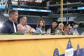 Bryan Voltaggio, Amar Santana, Brittany Snow, Kristen Kish, Tom Colicchio, Gail Simmons, Ryan Braun