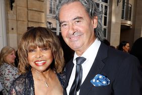 Tina Turner and her husband Erwin Bach attend the Giorgio Armani Prive Haute Couture Fall Winter 2018/2019 show as part of Paris Fashion Week on July 3, 2018 in Paris, France