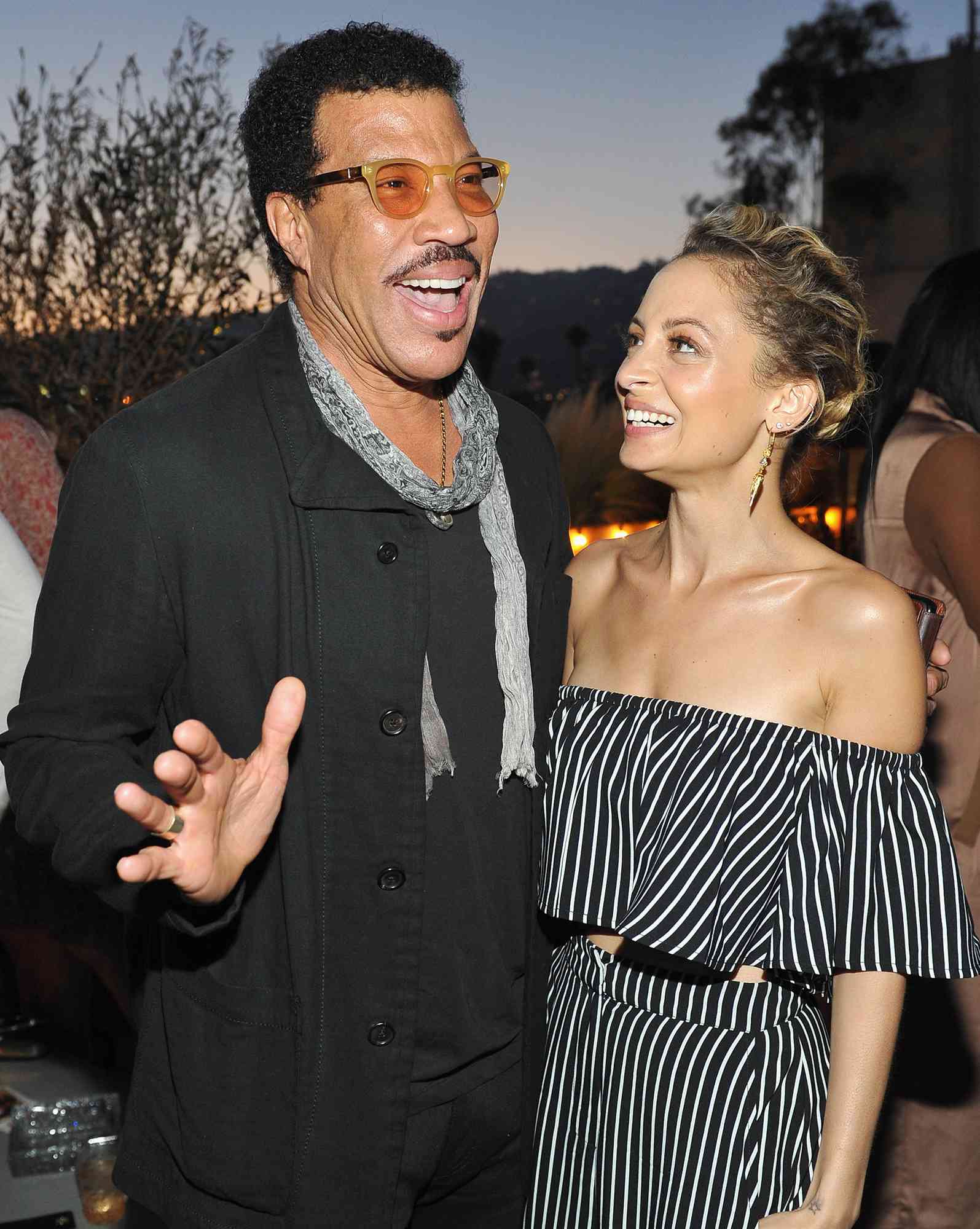 Lionel Richie and fashion designer Nicole Richie attend House of Harlow 1960 x REVOLVE on June 2, 2016 in Los Angeles, California