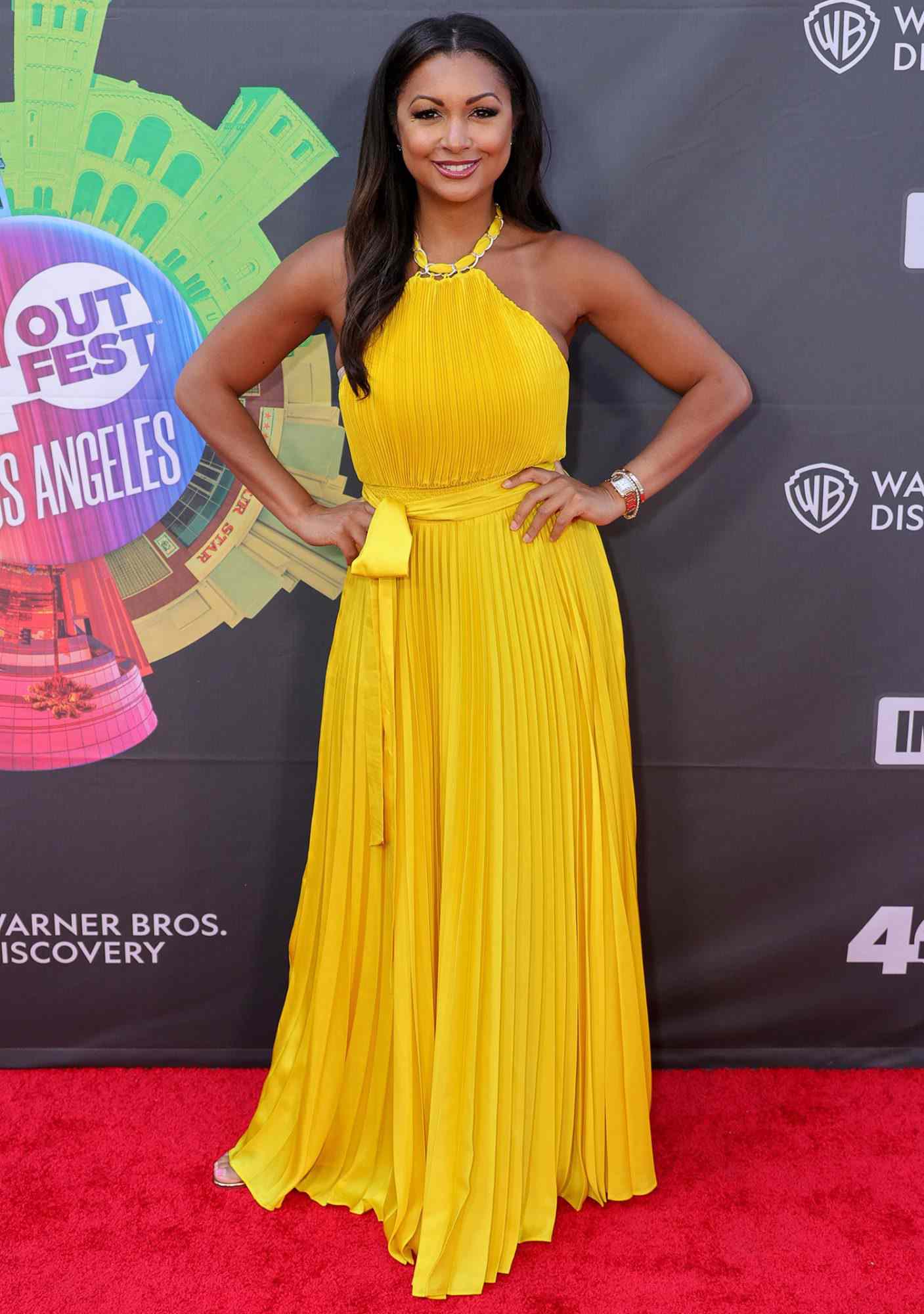 Eboni K. Williams attends Billy Porter's "Anything's Possible" screening during the 2022 Outfest Los Angeles LGBTQ+ Film Festival Opening Night