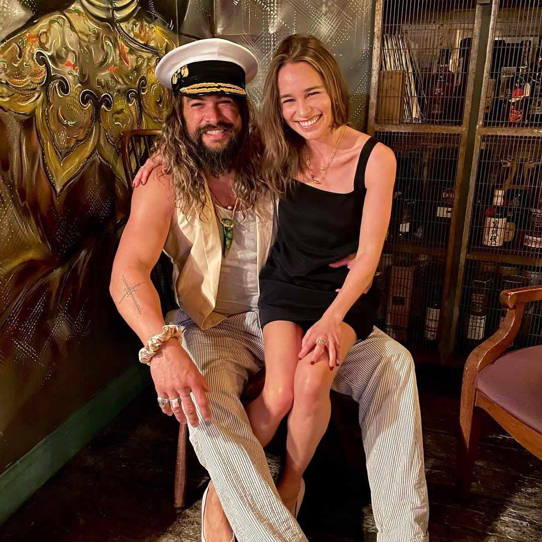 Jason Momoa and Emilia Clarke