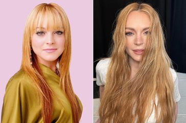 Lindsay Lohan hair transformation