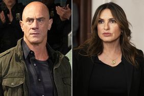 "Guns & Roses" Episode 216 -- Pictured: Chris Meloni as Det. Elliot Stabler; "Prima Nocta" Episode 25011 -- Pictured: (l-r) Mariska Hargitay as Captain Olivia Benson, Joe Carroll as Philip Sutton 