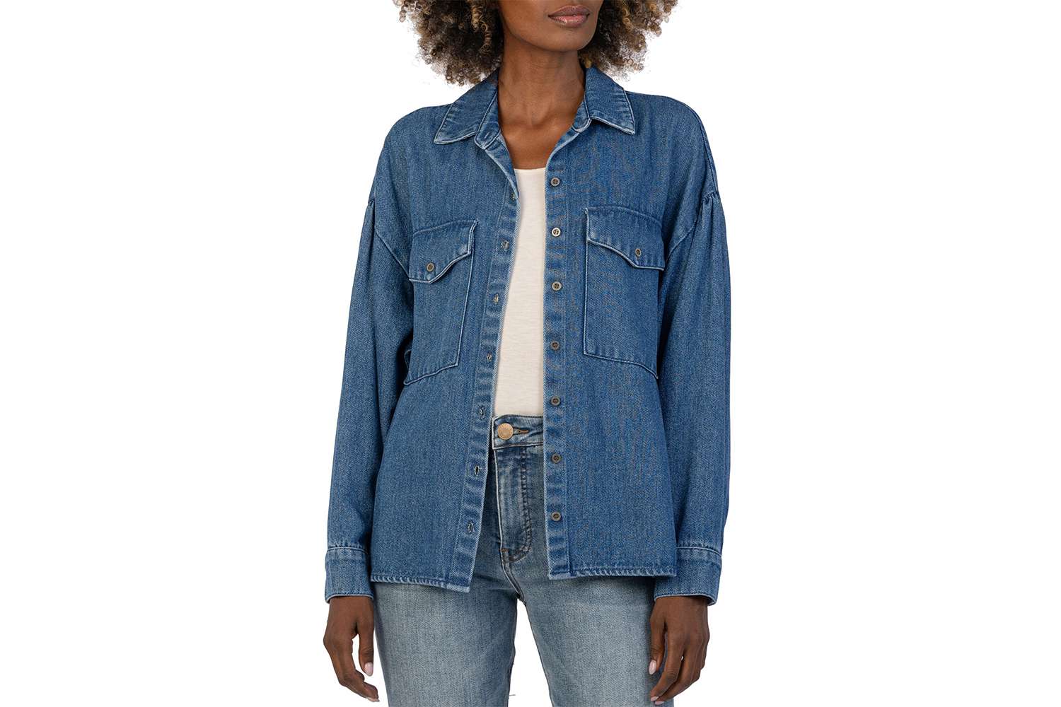 Nordstrom Rack KUT from the Kloth Louella Denim Button-Up Shirt