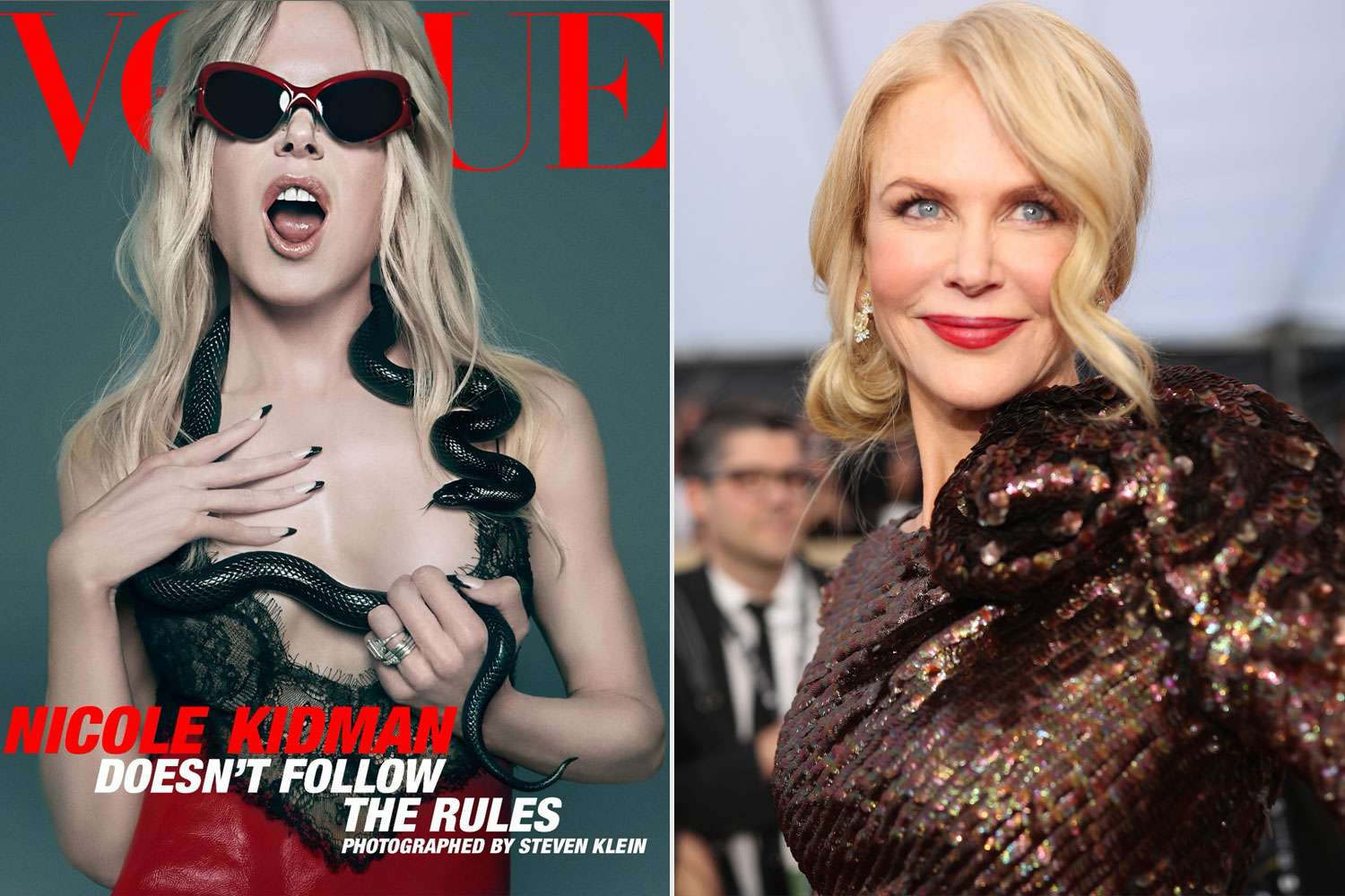 Nicole Kidman Poses with a Snake in Vogue Australia Cover Shoot: 'They're Very Beautiful'