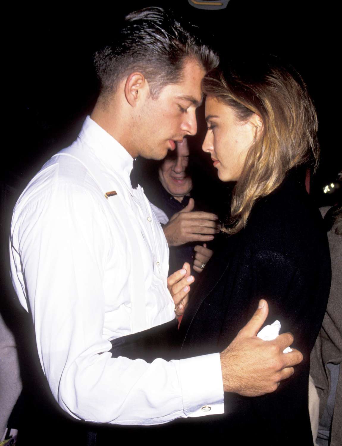 Harry Connick Jr. and Jill Goodacre during 48th Annual Golden Globe Awards - After Party at Trader Vic's in Beverly Hills, California, United States. 