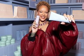 Rihanna celebrates Fenty Hair Brand Launch in LA at Nya Studios on June 10, 2024 in Los Angeles, California.