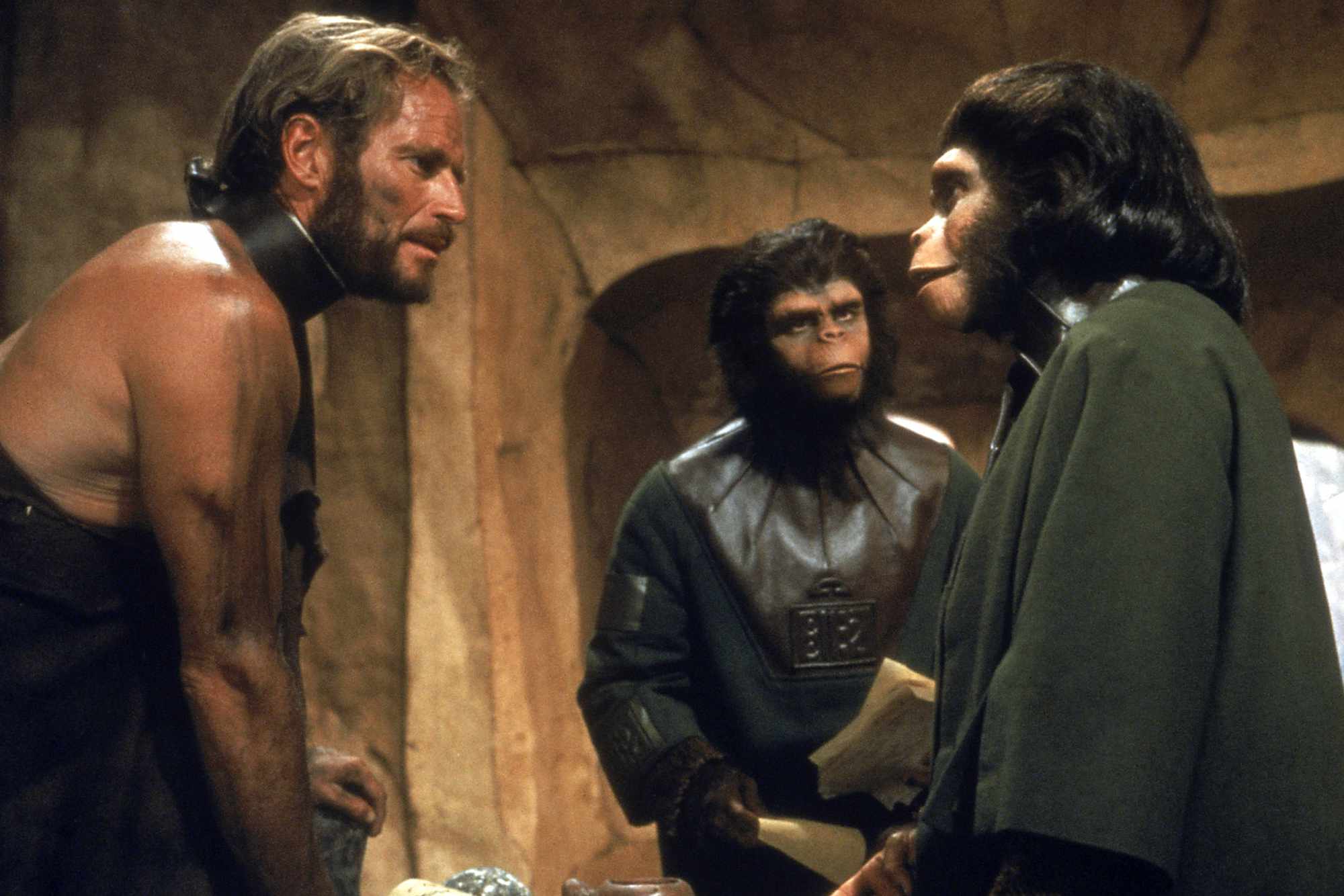 Charlton Heston, Roddy McDowall, Kim Hunter in Planet Of The Apes