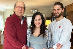 Chevy Chase, daughter Emily and husband Alex Baglieri