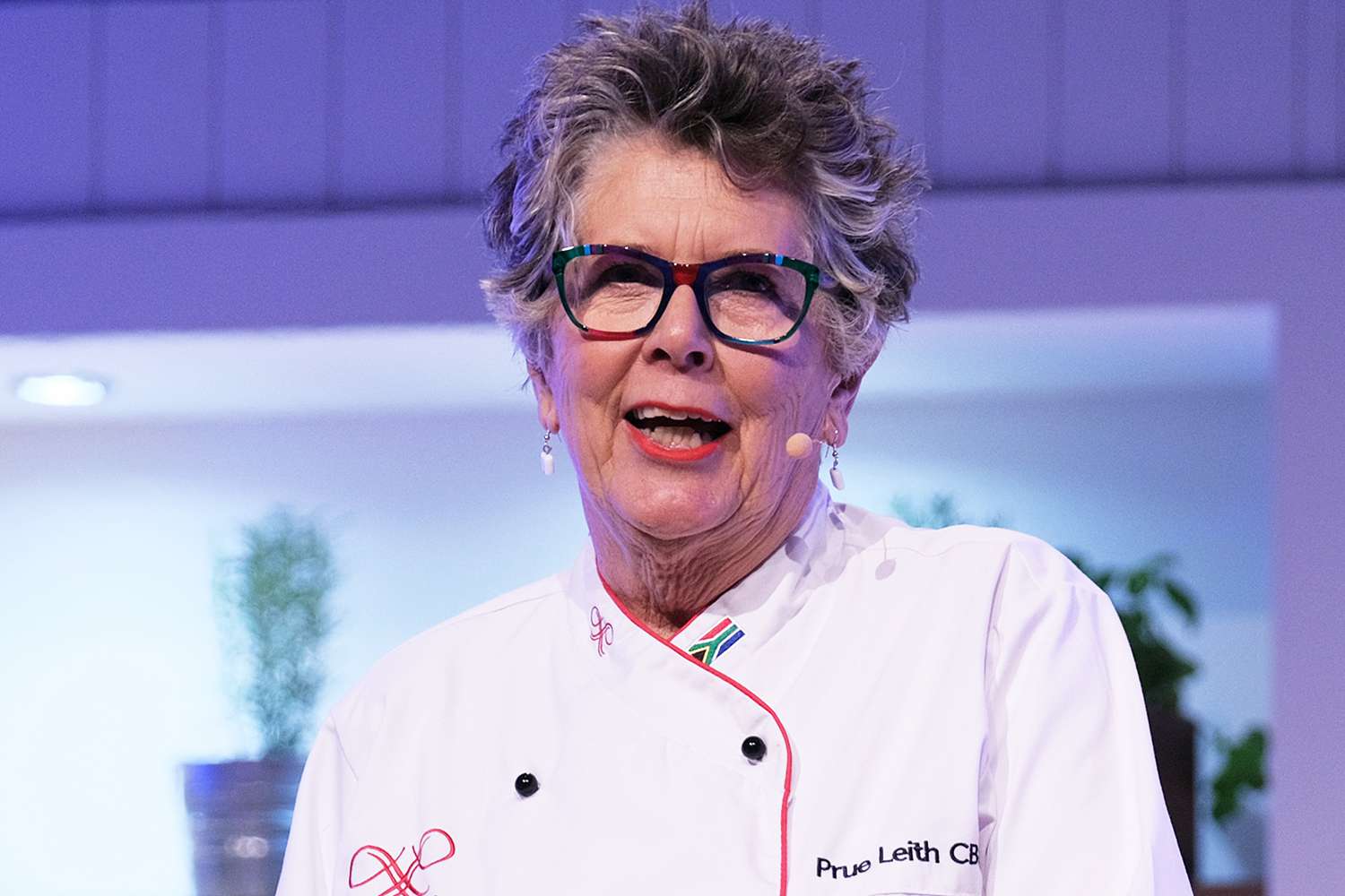 Prue Leith at the BBC Gardeners World Live and Good Food Show Summer 2019 Birmingham, England.