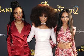 Sierra McClain, China Anne McClain and Lauryn McClain attend the premiere of "Descendants 2" on July 11, 2017 in Los Angeles, California. 