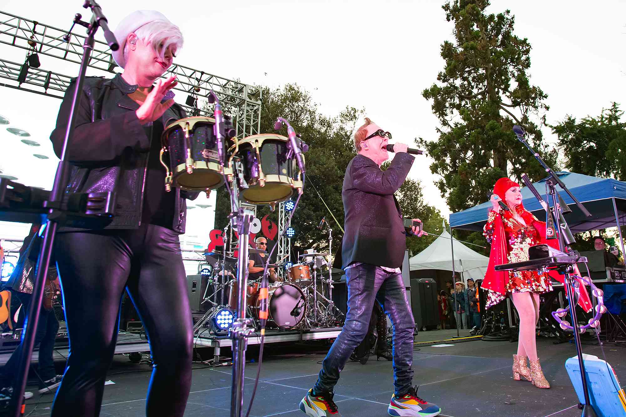 The B52's headline Day One of the 2024 Mosswood Meltdown in Oakland, California on July 6, 2024