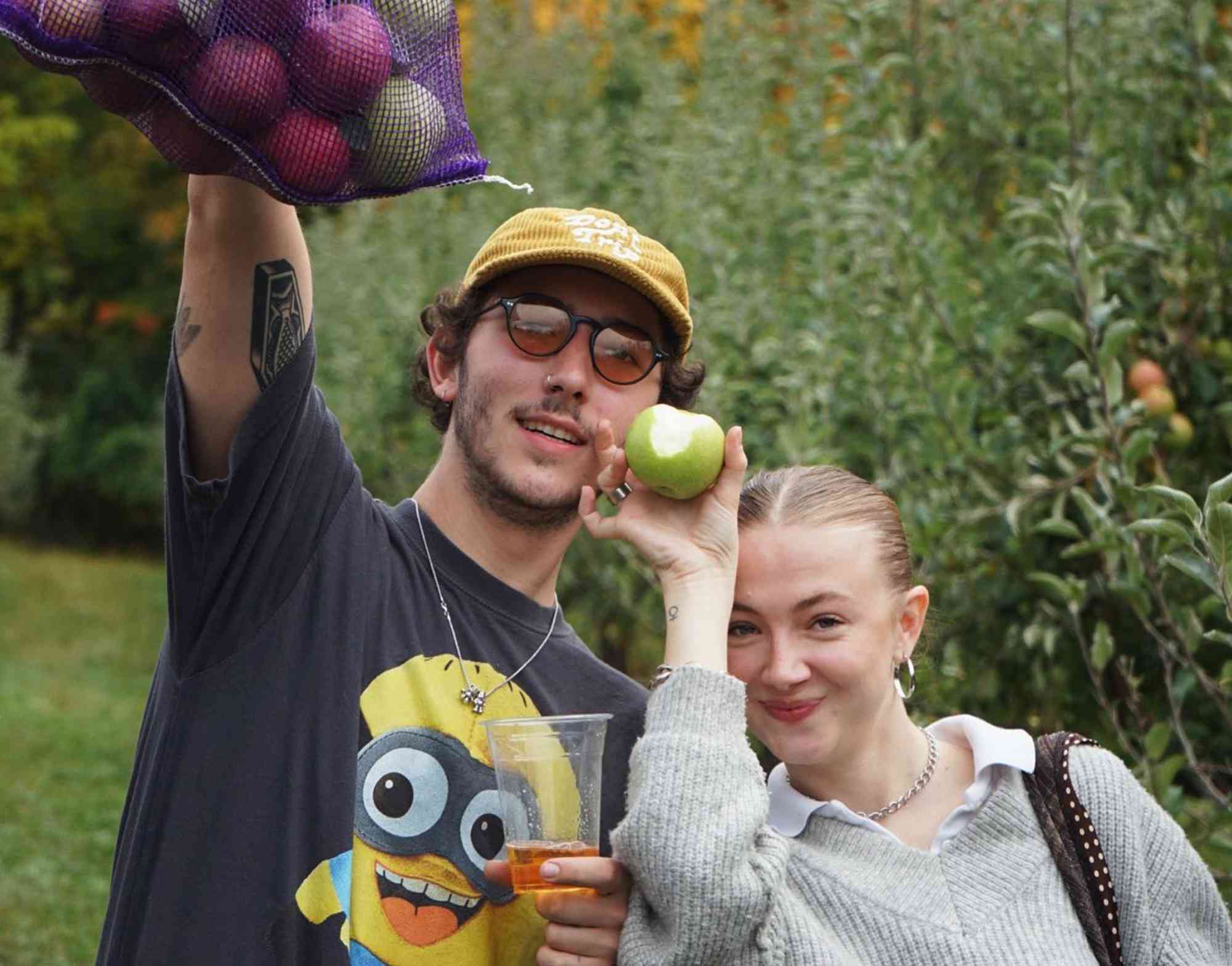 Frankie Jonas and Anna Olson