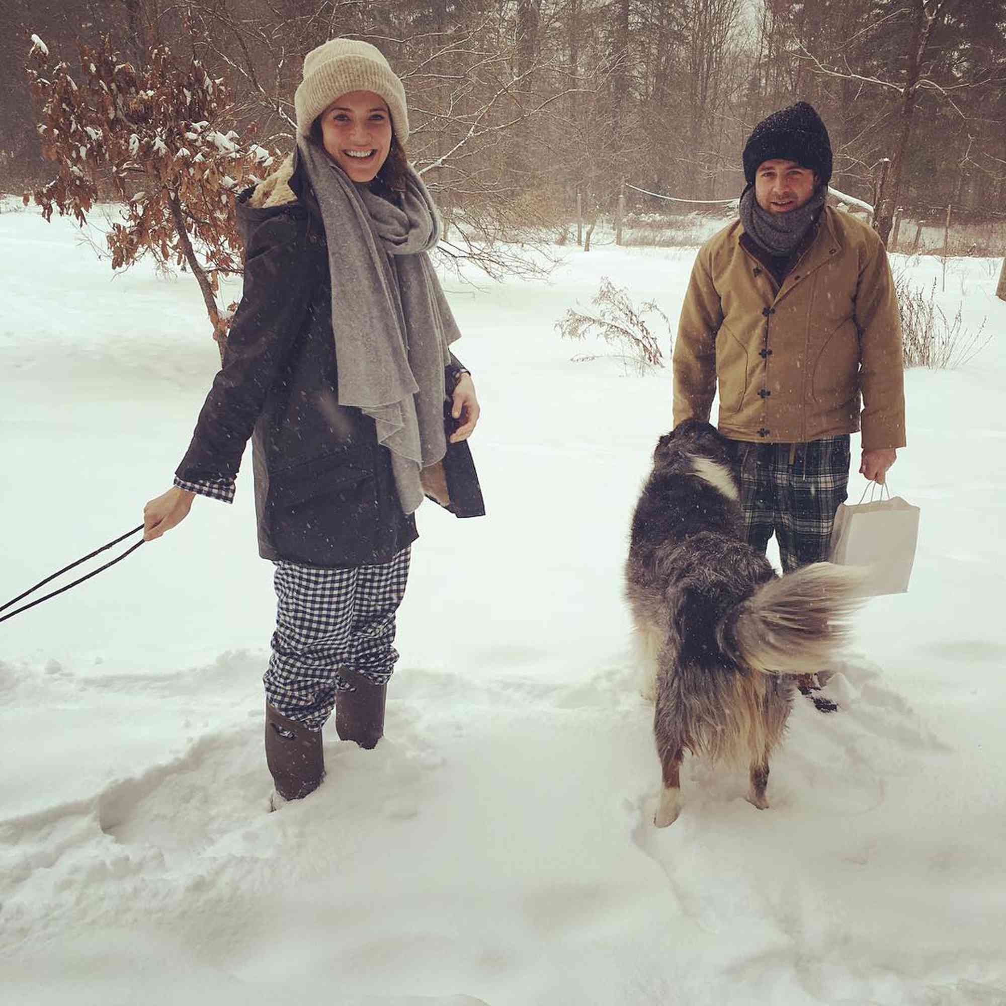 Mandy Moore and Taylor Goldsmith spend holiday in Maine