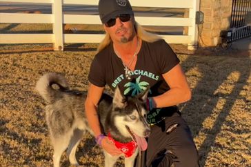 Bret Michaels Shares Update on 'Free Spirit' Rescue Dog Bret Jr.: He's a 'Bit of an Outlaw'