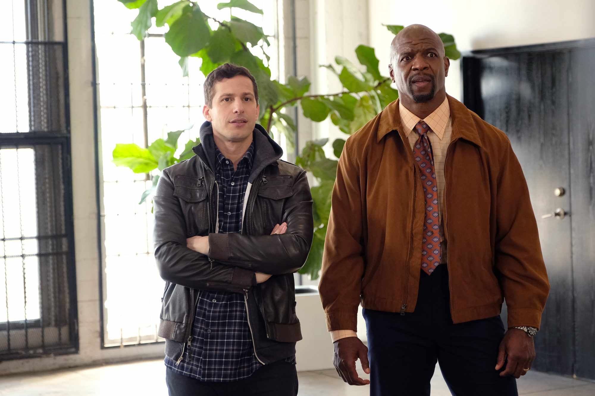 Andy Samberg as Jake Peralta, Terry Crews