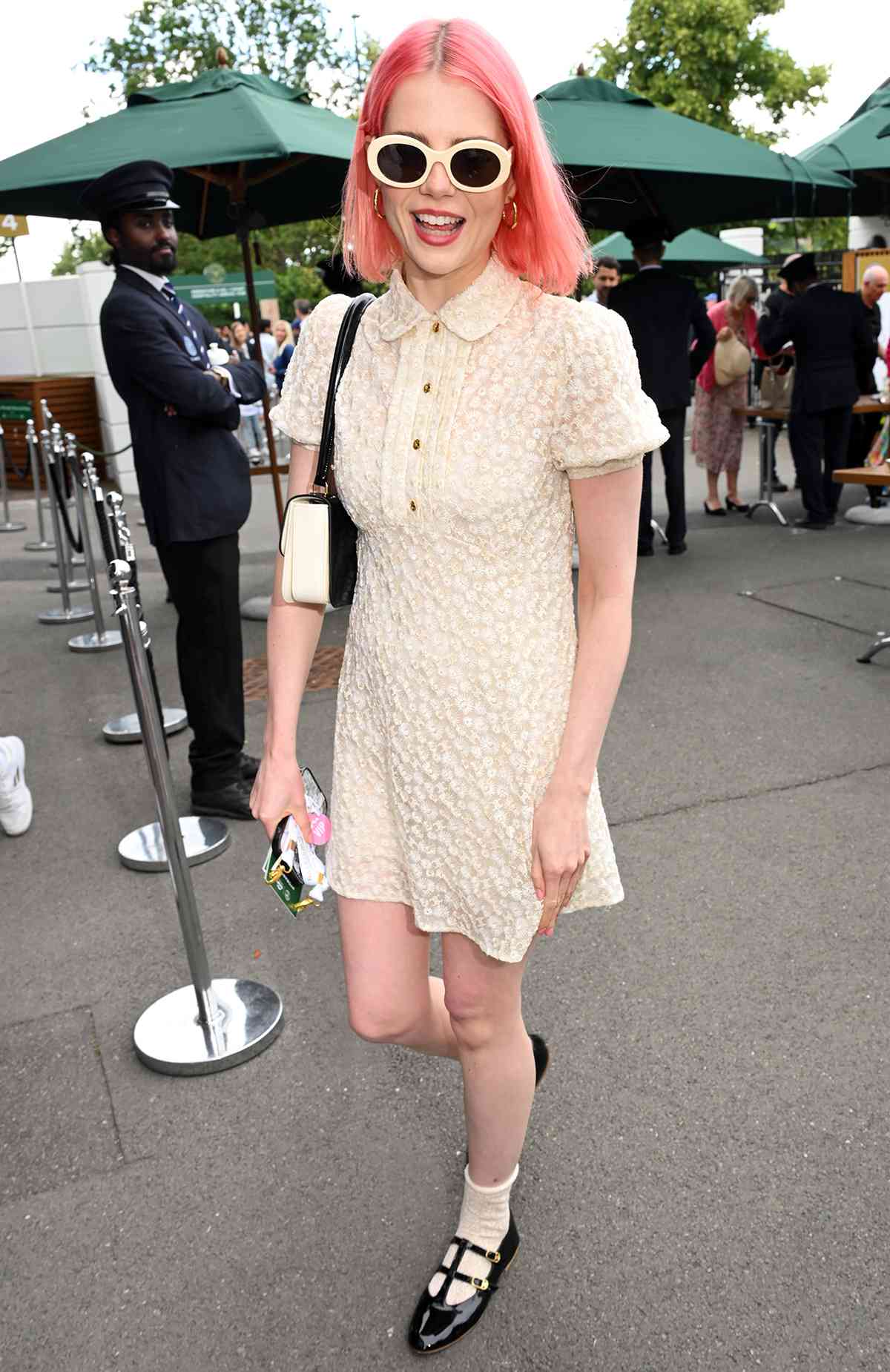 Lucy Boynton wimbledon tennis 07 01 24