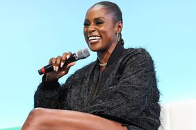 Issa Rae speaks onstage during How to Find Your People Brand: American Express panel at the CultureCon NY 2023 on October 07, 2023 in New York City.