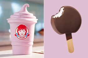 Wendy's Triple Berry Frosty; Dairy Queen Dilly Bar Chocolate