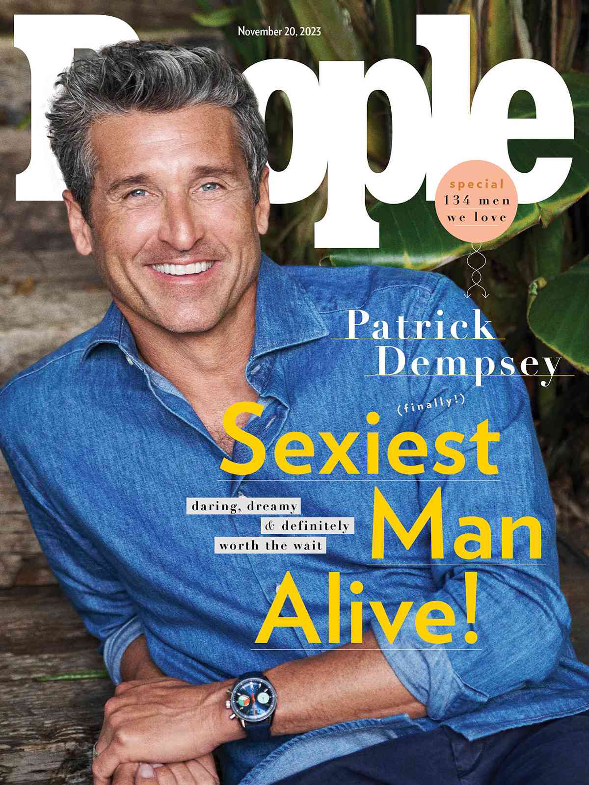 People's Sexiest Man Alive 2023 cover; Patrick Dempsey