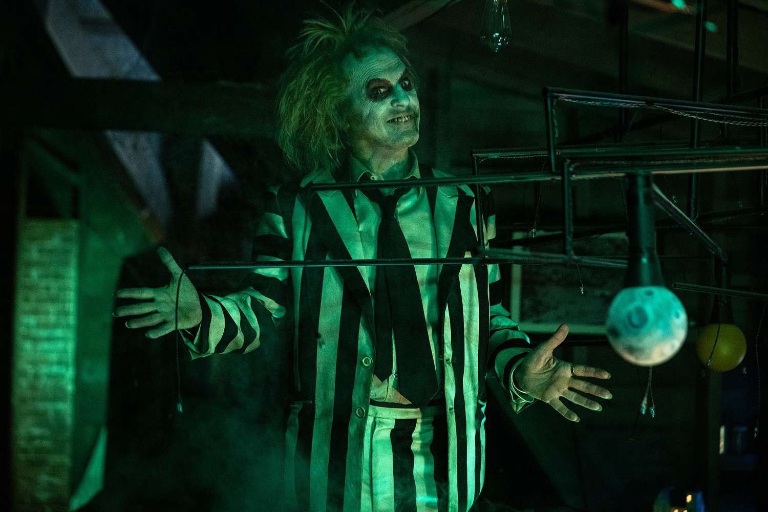 Michael Keaton as Beetlejuice in BEETLEJUICE BEETLEJUICE