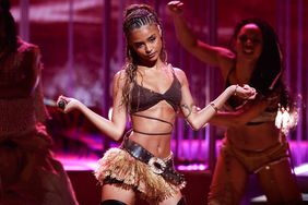 Tyla performs on stage during the 2024 BET Awards at the Peacock theatre in Los Angeles, June 30, 2024.