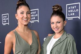 Melanie Wilking and Miranda Wilking attend the "Guilty Party: History of Lying" Season 2 premiere on October 2, 2018 in Hollywood, California.