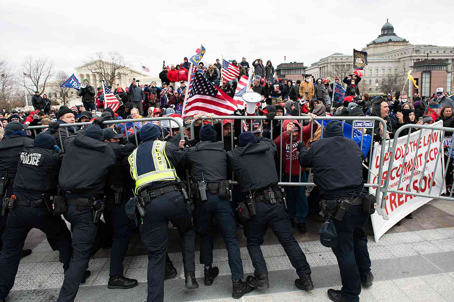 Capitol building breached by pro Trump protesters