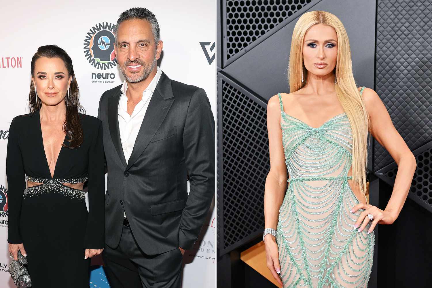 Kyle Richards and Mauricio Umansky; Paris Hilton