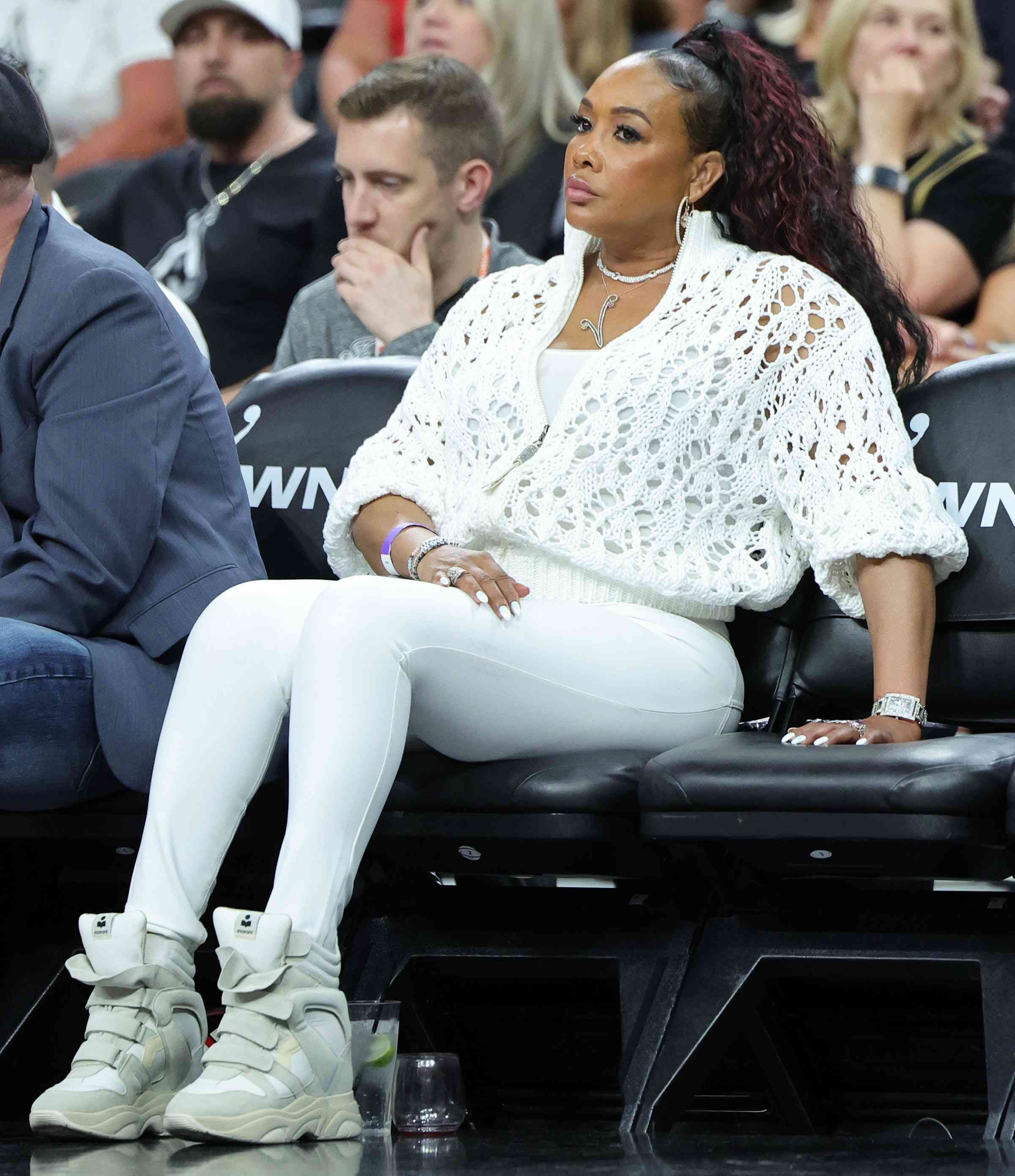 Vivica A Fox basketball las vegas 07 02 24