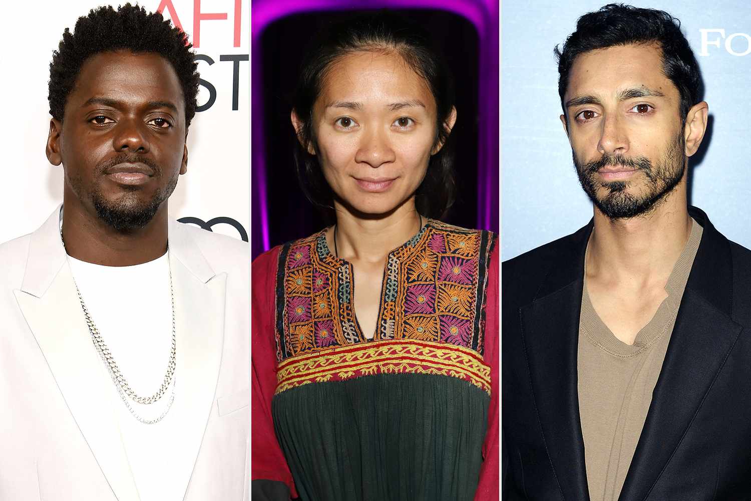 Daniel Kaluuya, Chloe Zhao & Riz Ahmed 