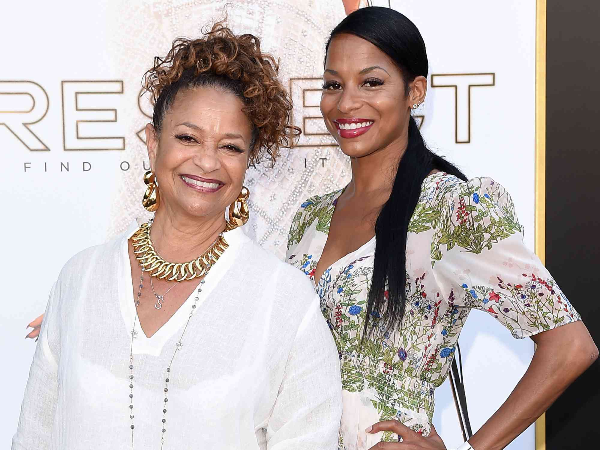 Debbie Allen and Vivian Nixon attend the Los Angeles Premiere of MGM's "Respect" on August 08, 2021.