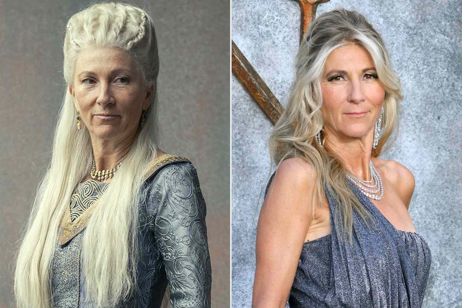 Eve Best as Rhaenys Targaryen in House of the Dragon