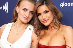 G Flip and Chrishell Stause attend the GLAAD Media Awards at The Beverly Hilton on March 30, 2023 in Beverly Hills, California.