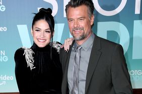 Audra Mari and Josh Duhamel attend the Los Angeles premiere of Prime Video's "Shotgun Wedding" held at TCL Chinese Theatre on January 18, 2023 in Hollywood, California