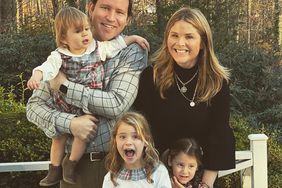 Jenna Bush with her family